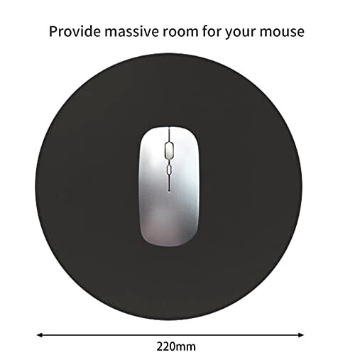 Tapis de souris noir 22.0x22.0 cm variant 0 