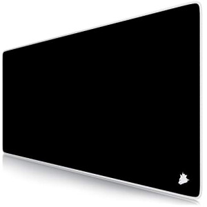 Tapis de souris noir XXL LED 90x40 cm