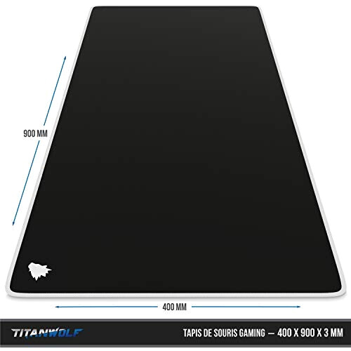 Tapis de souris noir XXL LED 90x40 cm variant 0 