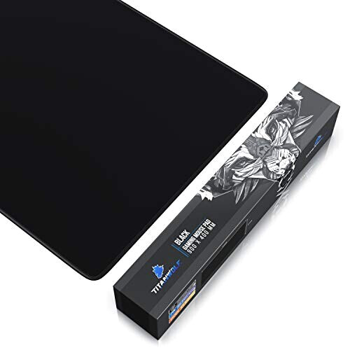 Tapis de souris noir XXL 90x40 cm variant 3 