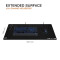 Tapis de souris noir no couleur XXL 900x450 mm - miniature variant 2