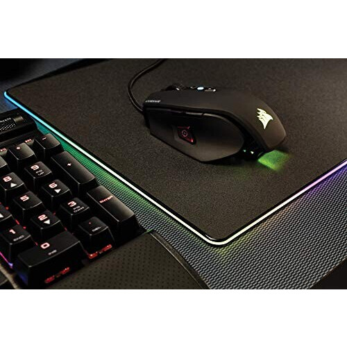 Tapis de souris noir rigide LED 350x260 mm variant 10 