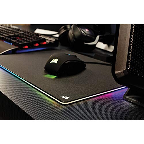 Tapis de souris noir rigide LED 350x260 mm variant 9 