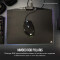 Tapis de souris noir rigide LED 350x260 mm - miniature variant 1