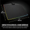Tapis de souris noir rigide LED 350x260 mm - miniature variant 4