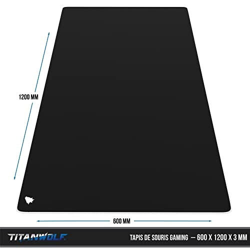 Tapis de souris noir symbol blanc XXL 120x60 cm variant 0 