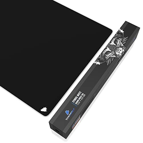 Tapis de souris noir symbol blanc XXL 120x60 cm variant 5 