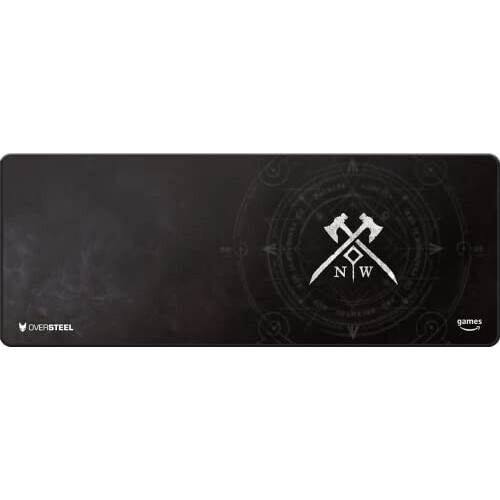 Tapis de souris noir modèle a - 900 x 350 900x350 mm