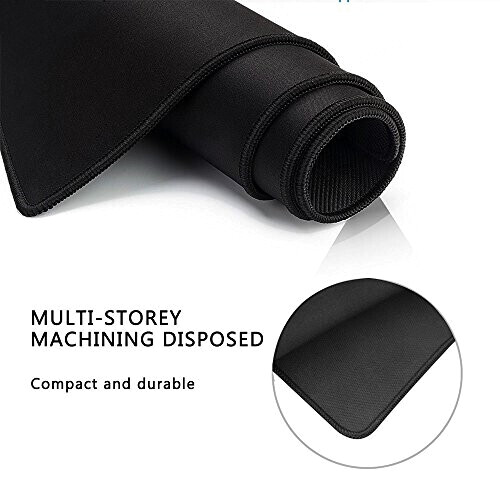 Tapis de souris noir 90x40 900x400 mm variant 2 