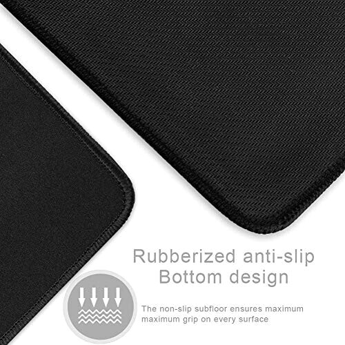 Tapis de souris noir 90x40 900x400 mm variant 4 