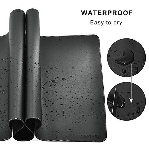 Tapis de souris noir 100 x 50 100x50 cm variant 4 