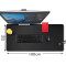 Tapis de souris noir 100 x 50 100x50 cm - miniature variant 1