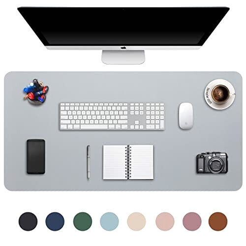 Tapis de souris gris 90x43 cm