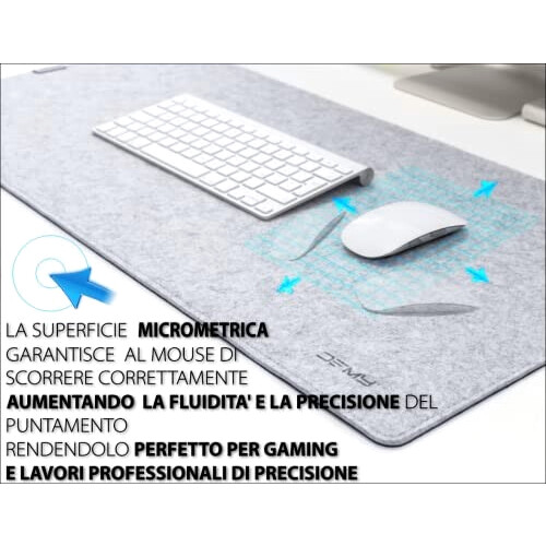 Tapis de souris gris clair (ral ) XXL 80x40 cm variant 0 