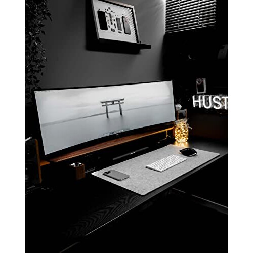 Tapis de souris gris clair (ral ) XXL 80x40 cm variant 3 
