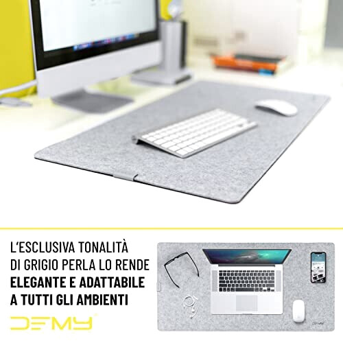 Tapis de souris gris clair (ral ) XXL 80x40 cm variant 6 