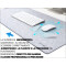 Tapis de souris gris clair (ral ) XXL 80x40 cm - miniature variant 1