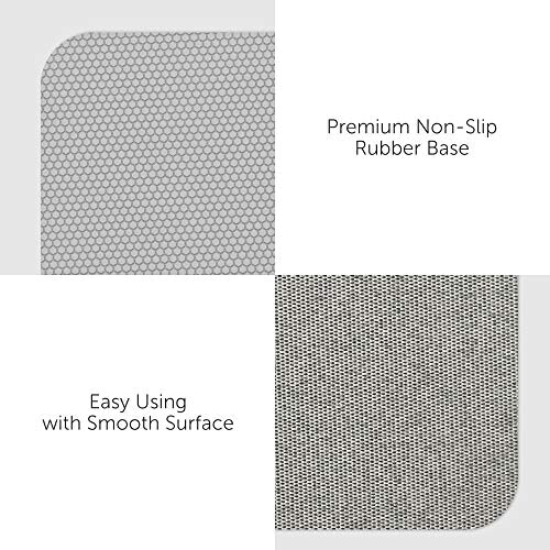 Tapis de souris gris clair 22x22 cm variant 2 