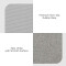 Tapis de souris gris clair 22x22 cm - miniature variant 3