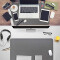 Tapis de souris gris 60 x 35 60x35 cm - miniature variant 1