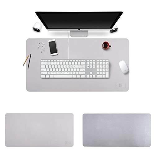 Tapis de souris gris 80 x 40 80x40 cm