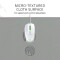 Tapis de souris gris mercury blanc - miniature variant 3