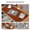 Tapis de souris marron + gris 90x40 cm - miniature variant 1