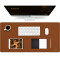 Tapis de souris marron brun 40x80 cm - miniature
