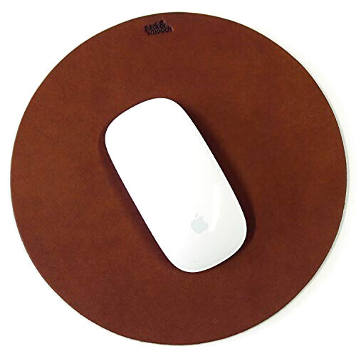 Tapis de souris marron cuir bronzage