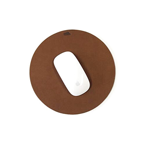 Tapis de souris marron cuir bronzage variant 1 