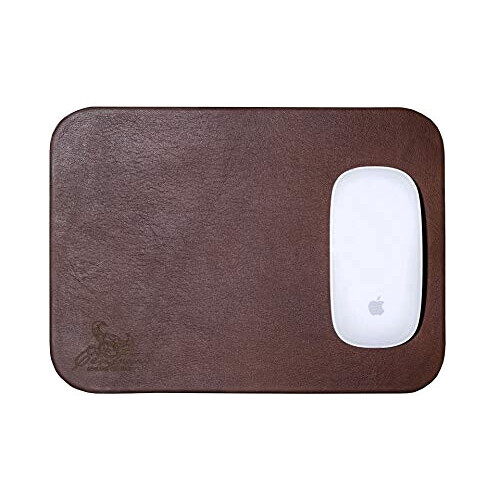 Tapis de souris marron noisette 25x18 cm