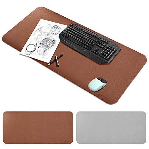 Tapis de souris marron marron/gris 95 x 40 95x40 cm