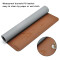 Tapis de souris marron marron/gris 95 x 40 95x40 cm - miniature variant 3
