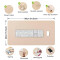 Tapis de souris beige xl 80x40 cm - miniature variant 2