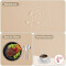 Tapis de souris beige 80 x 40 80x40 cm - miniature variant 3