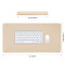 Tapis de souris beige 80 x 40 80x40 cm - miniature variant 6