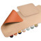 Tapis de souris beige /cognac 85x40 85x40 cm - miniature