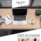 Tapis de souris beige /cognac 85x40 85x40 cm - miniature variant 1