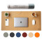 Tapis de souris beige crème 89.9x43.2 cm - miniature